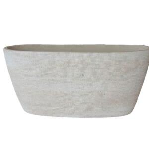 Ovaal Tokio L43D15H19cm creme